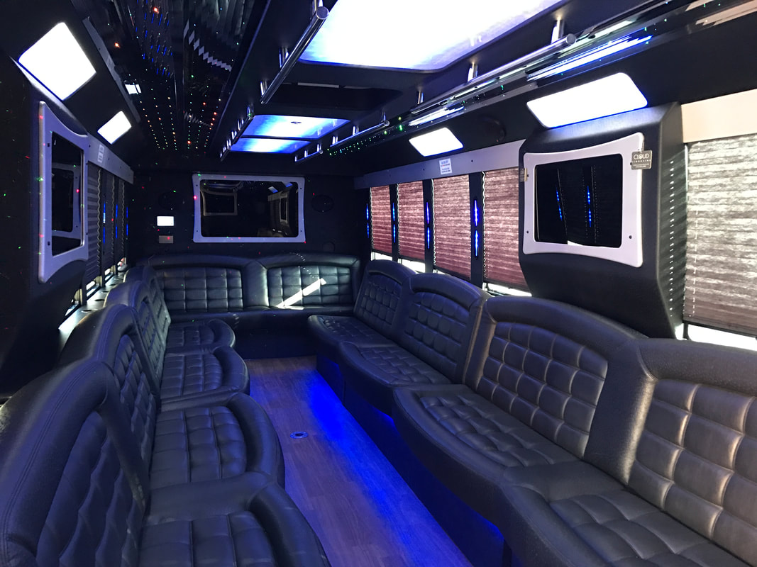 Party Bus Chicago Interior